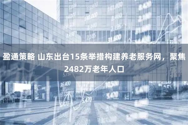 盈通策略 山东出台15条举措构建养老服务网，聚焦2482万老年人口