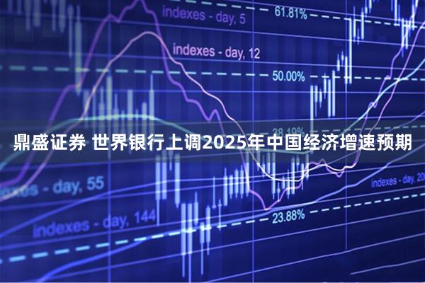 鼎盛证券 世界银行上调2025年中国经济增速预期