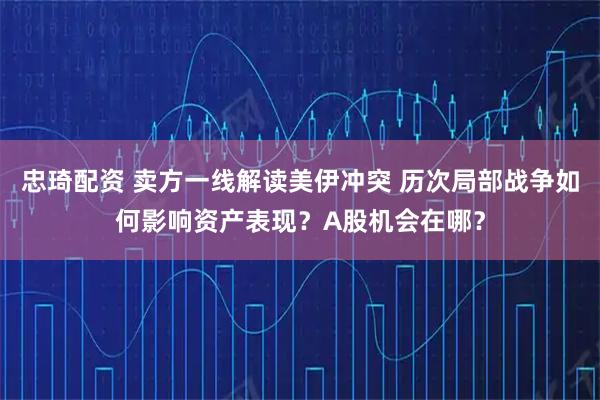 忠琦配资 卖方一线解读美伊冲突 历次局部战争如何影响资产表现？A股机会在哪？